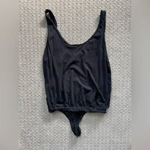 Free people intimately crotch snap bodysuit